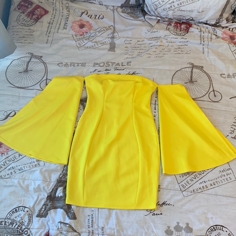 SHEIN Yellow dress NWOT
